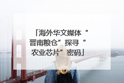 海外华文媒体“晋南粮仓”探寻“农业芯片”密码